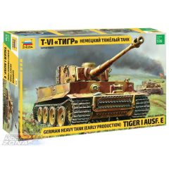 Zvezda - 1:35 Tiger I Early (Kursk) - model la scara