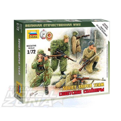 Zvezda Soviet Snipers - model la scara