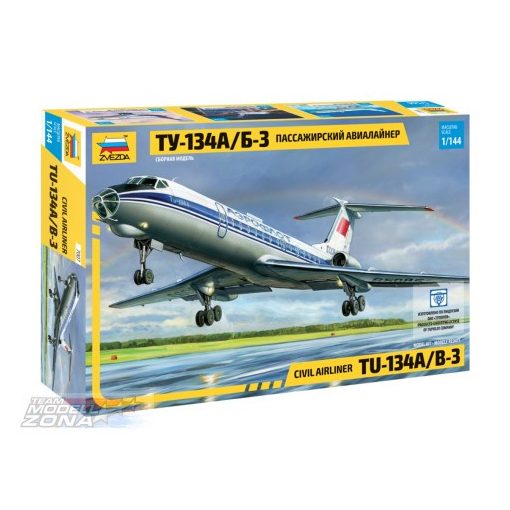 Zvezda Tupolev Tu-134B - model la scara