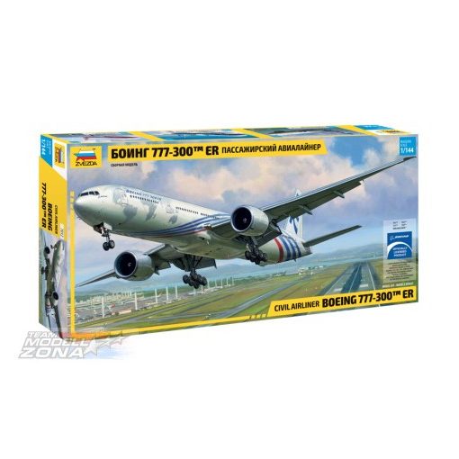 Zvezda - 1:144 Boeing 777-300ER - model la scara