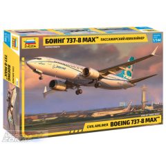   ZVEZDA 1:144  "Boeing 737-8 MAX" - utasszállító repülő - model la scara