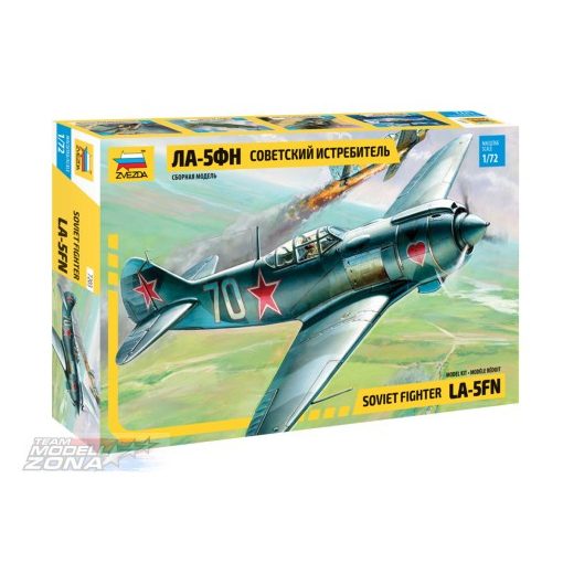 zvezda 1:72 Lavotchkin LA-5 FN Sov.Figh WA - model la scara