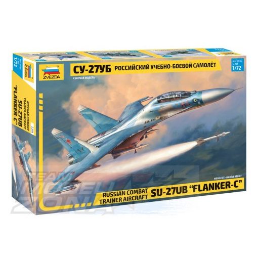 Zvezda - 1:72 Sukhoi SU-27 UB Flanker-C - model la scara