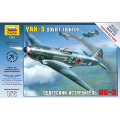 Zvezda Airplanes Yak-3 Soviet Fighter - model la scara