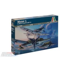 Italeri Mistel 1 Ju 88 A-4 BF 109 f-4 - model la scara