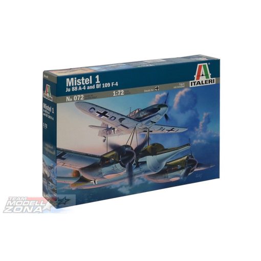 Italeri Mistel 1 Ju 88 A-4 BF 109 f-4 - model la scara