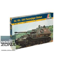 Italeri Tiger Elefant Jagdpanzer - model la scara