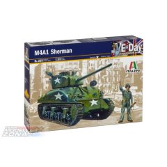 Italeri Sherman M4A1 - model la scara