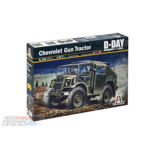 Italeri Chevrolet Gun Traktor - model la scara