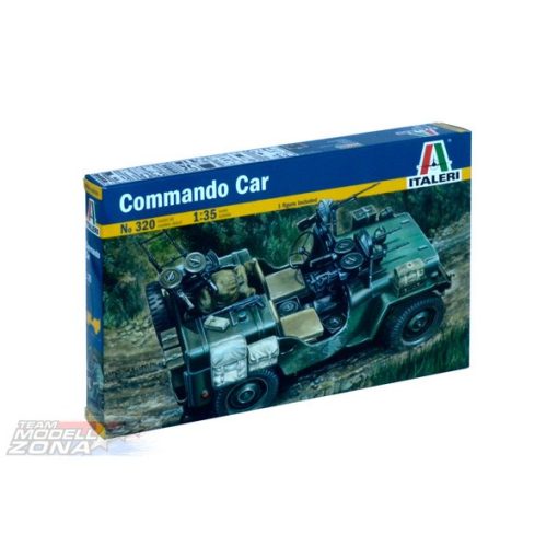 Italeri COMMANDO CAR - model la scara