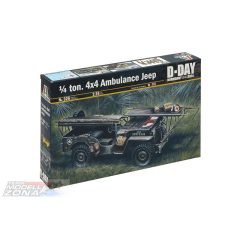 Italeri 1/4 ton. 4x4 AMBULANCE JEEP - model la scara