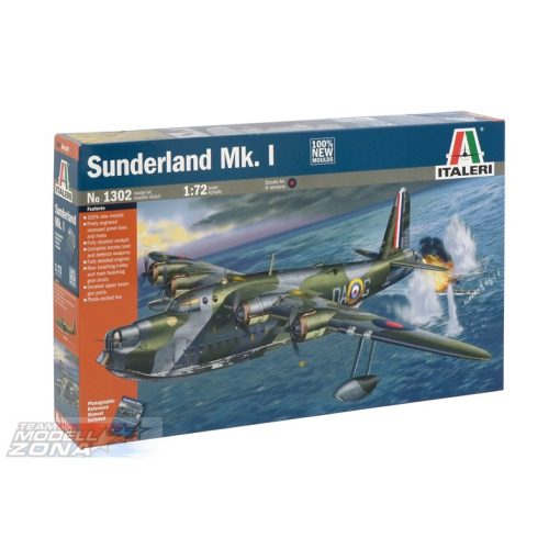 Italeri SUNDERLAND Mk. I - model la scara