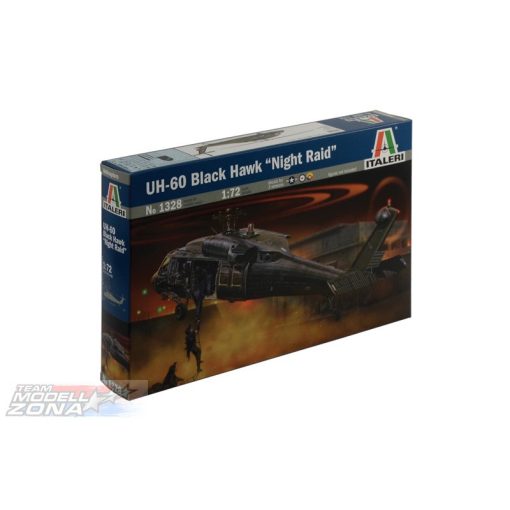 Italeri 1:72 UH-60 Black Hawk Night Raid - model la scara