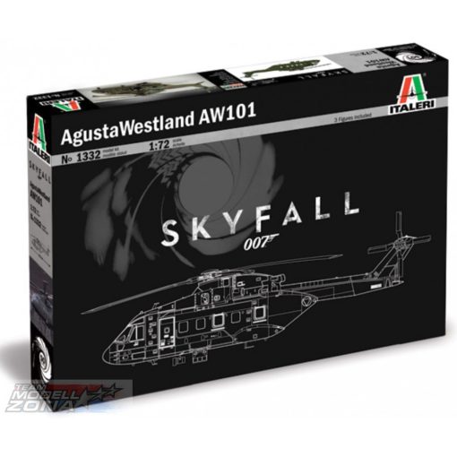 Italeri 1:72 Agusta Westland AW-101 SKYFALL 007 - model la scara