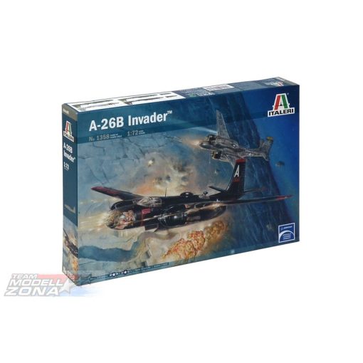 Italeri A-26B Invader - model la scara