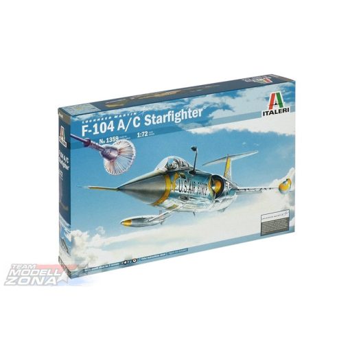 Italeri F-104 A/C STARFIGHTER - model la scara