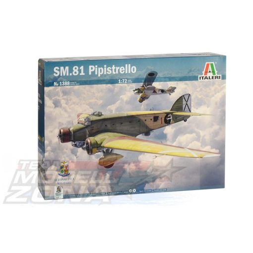 Italeri - 1:72 SM81 Pipistrello - model la scara