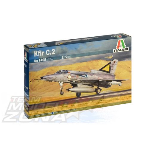 Italeri - 1:72 KFIR C.2 - model la scara