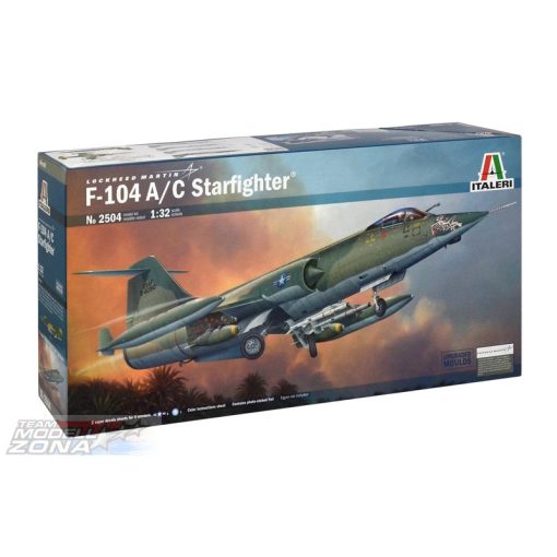 Italeri F-104 A/C STARFIGHTER - model la scara