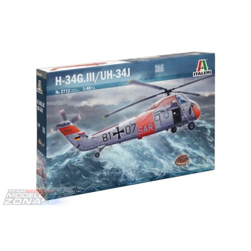 Italeri - 1:48 UH-34J Helikopter - model la scara