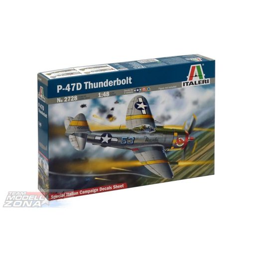 Italeri P-47D Thunderbolt - model la scara