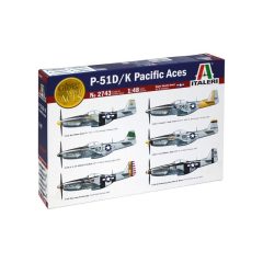 Italeri P-51 D/K Pacific Aces - model la scara