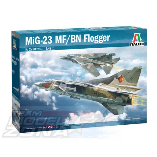 Italeri - 1:48 MiG-23 MF/BN FLOGGER - model la scara