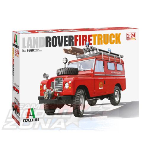 Italeri - 1:24 LAND ROVER FIRE TRUCK - model la scara