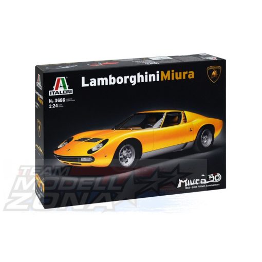 Italeri - 1:24 Lamborghini Miura - model la scara