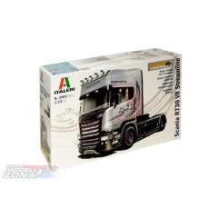   Italeri - 1:24 SCANIA R730 V8 STREAMLINE - SILVER GRIFFIN- model la scara