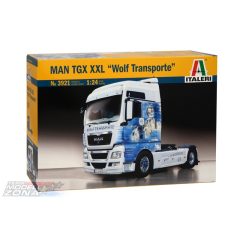 Italeri 1:24 MAN TGX XXL Wolf Transporte- model la scara