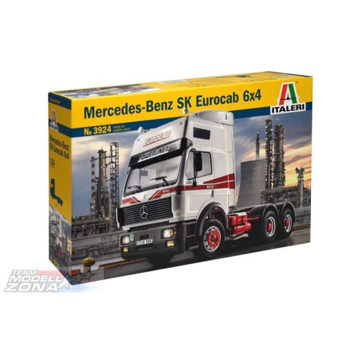 Italeri - 1:24 Mercedes Benz SK Eurocab 6x4- model la scara