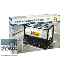   Italeri - 1:24 TECNOKAR TRAILER WITH 20' TANK - model la scara