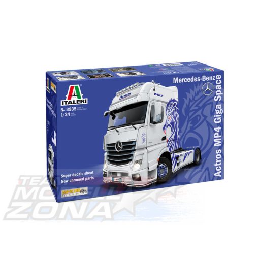 Italeri - 1:24 Mercedes-Benz ACTROS MP4 Giga Space - kamion model la scara