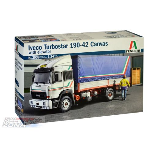 Italeri - 1:24 IVECO TURBOSTAR 190-42 CANVAS WHIT ELEVATOR - model la scara