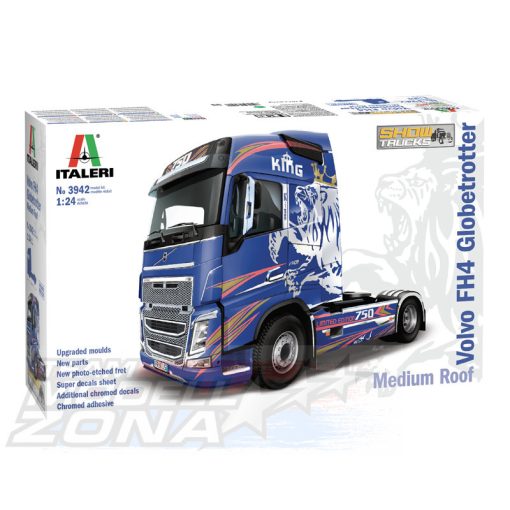 Italeri - 1:24 VOLVO FH4 Globetrotter Medium Roof - Kamion model la scara