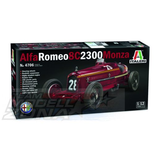 Italeri - 1:12 Alfa Romeo 8C 2300 Monza - model la scara