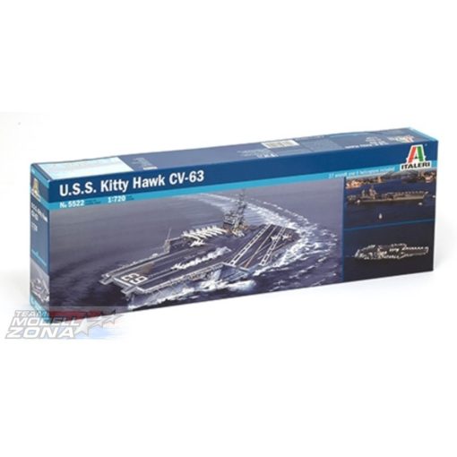 Italeri USS Kitty Hawk CV-63- model la scara