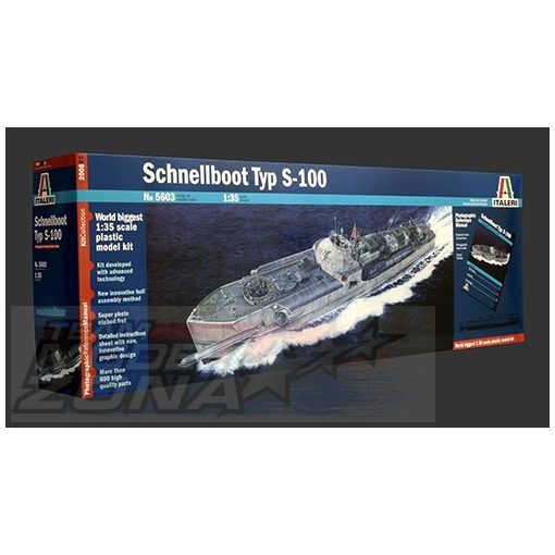 Italeri Schnellboot Typ S-100 Prem. Edition- model la scara