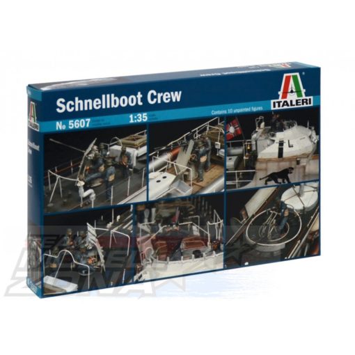 Italeri - 1:35 Figuren-Set Schnellboot Crew (10) - model la scara