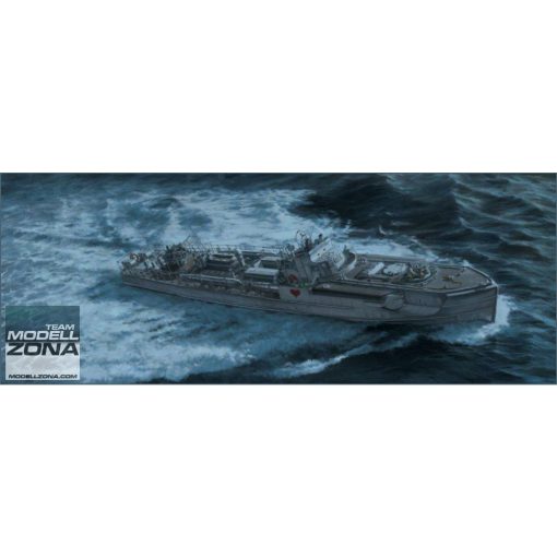 Italeri - 1:35 Schnellboot Typ S-38 /4.0cm Flak 28- model la scara	