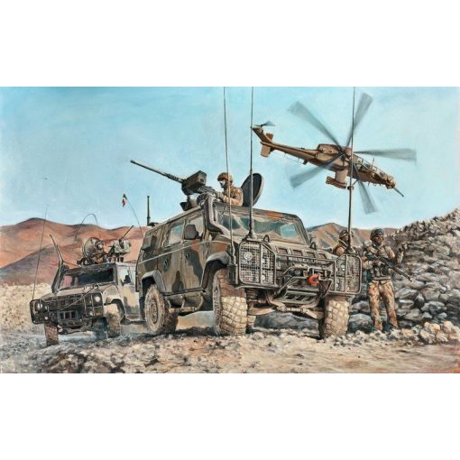 Italeri 4x4 IVECO Lince Military Vehicle - model la scara