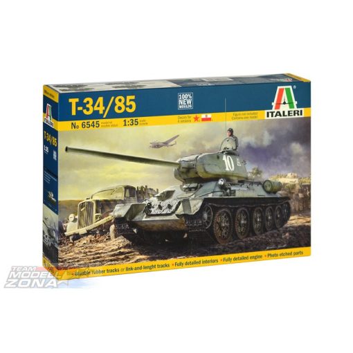 Italeri - 1:35 T34/85 Zavod 183 Mod. 1944 - model la scara