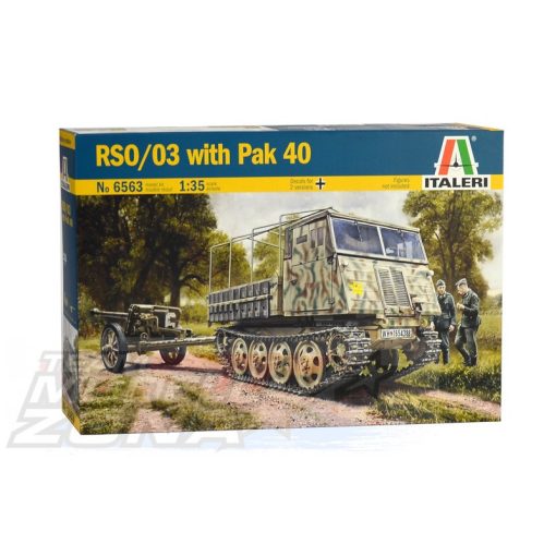 Italeri - 1:35 RSO/03 PaK 40 löveggel - model la scara