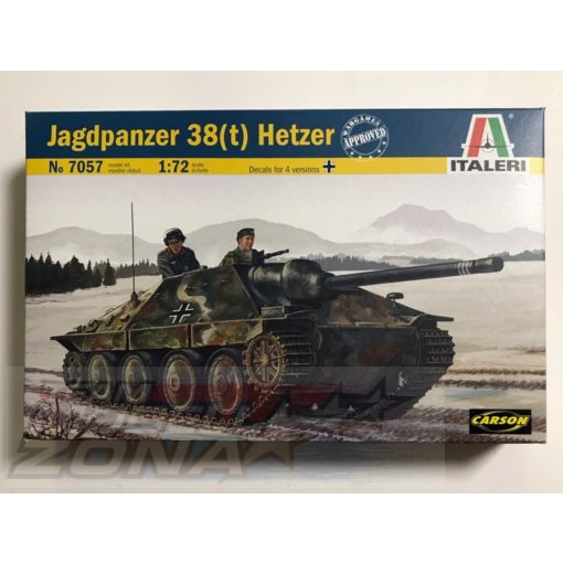 Italeri Jagdpanzer 38(t) HETZER - model la scara