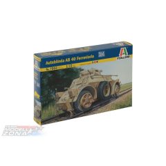 Italeri Autoblinda AB 40 Ferroviaria - model la scara