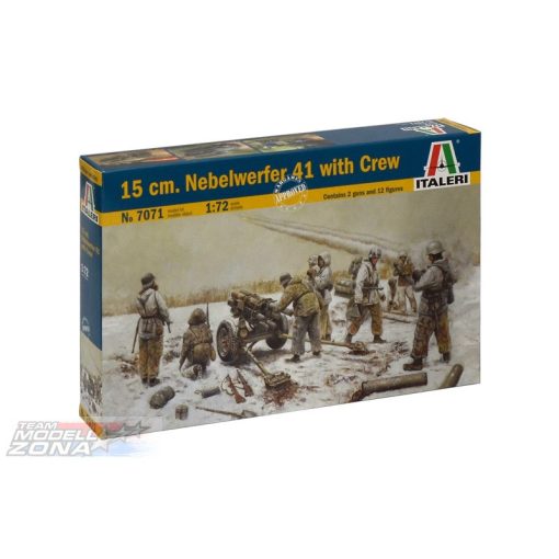 Italeri 15 cm. Nebelwerfer 41 with Crew - model la scara