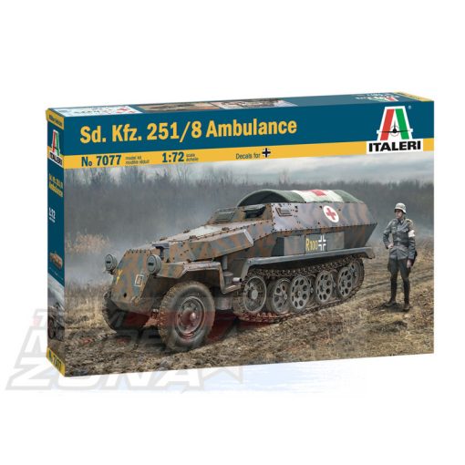 Italeri - 1:72 Sd.Kfz. 251/8 AMBULANCE - model la scara