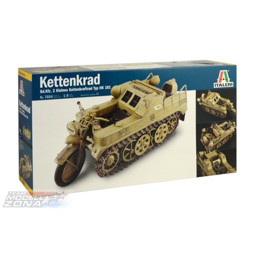 Italeri - 1:9 NSU HK 101 "Kettenkrad" - model la scara