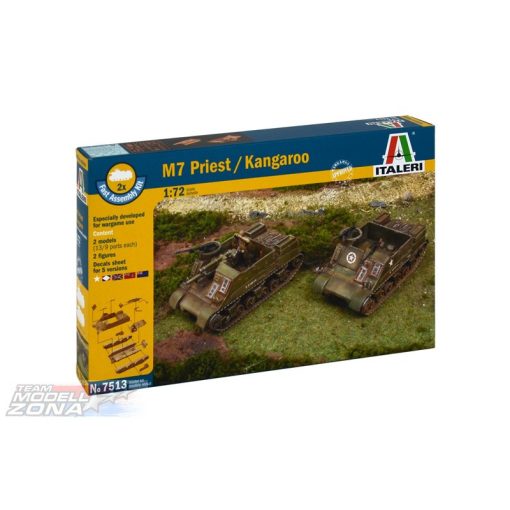 Italeri M7 PRIEST/KANGAROO - model la scara